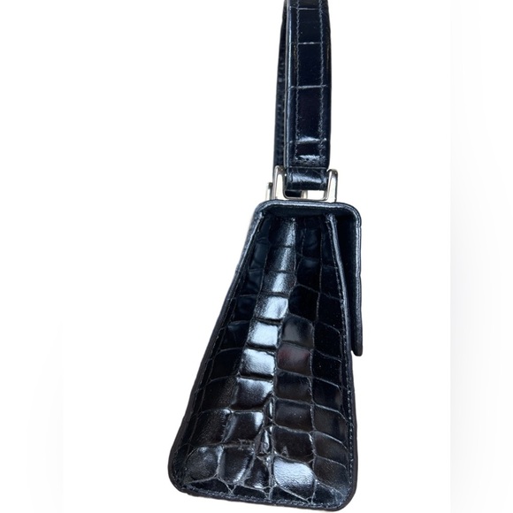 VTG Furla Crocodile-Embossed mini Handbag - Picture 2 of 7